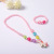 Cross-Border Korean Unicorn Children's Jewelry Set Pearl Chain Acrylic Hanging-Ornament Necklace Girl