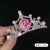 Disney Children's Small Crown Hairpin Metal Material Children's Ice and Snow Headdress Girl Cute Crown Hair Ornament