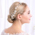 American Bride Handmade Pearl Polymer Clay Flower Hair Band Beautiful Wedding Accessories Headband Bride Headwear Comb