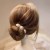 Imitation Shell Flower Pearl Bun Hair Band Temperament Lazy Japanese and Korean Hair Accessories Mori Headwear Women