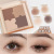 Four Color Eyeshadow Palette Pearlescent Thin and Glittering Matte Novice Low Saturation Milk Tea Earth Tone Eyeshadow