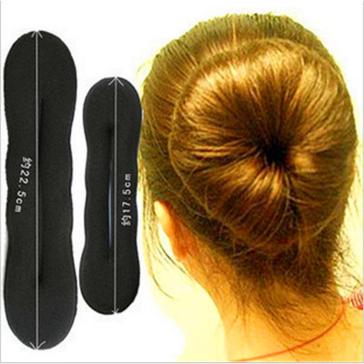 Korean Style Practical Updo Hair Tools Sponge Roundel Hair Curler Bun Bud-like Hair Style Updo Buckle Factory Wholesale