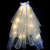 Celebrity Veil Double-Layer Super Fairy Hot Photo Props with Light Trip Shoot Fairy Pearl with Light Headwear Props