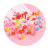 Crystal Transparent Cartoon Children's Ring Little Girl Plastic Ring Jewelry Kindergarten Small Gift Ornament Wholesale