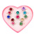 Children's Ornaments Ring Gemstone Ring Girl Heart Princess Crystal Ring Little Girl Jewelry