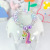 Children's Bracelet Imitation Pearl Ice Princess Bracelet Ornament Unicorn Bracelet Baby Jewelry Girl Cartoon Bracelet