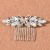 American Entry Lux Opal Rhinestone Tuck Comb Daily Braided Hair Styling Insert Comb for Updo Wedding Dress Accessories