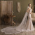 V696 European and American Elegant Wavy Bridal Lace Big Veil Super Fairy Trailing Church Trip Shoot Wedding Veil