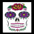 Mexico Day of the Dead Personalized Masquerade Decoration Face Pasters Tattoo Sticker European and American Halloween Face Tattoo Sticker