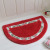Fresh Semicircle Pastoral Rose Floor Mat Bathroom Non-Slip Door Mat Absorbent Carpet Bedroom Door Mat
