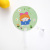 Summer Creative Cartoon Mini Handheld Fan Cute Plastic Handheld Portable Portable Small Fan Gift Advertising Fan