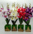Artificial Flower Orchid 20 Heads Flower Floral Potted Creative Plant Bonsai Indoor Living Room Decoration Ornaments Bonsai