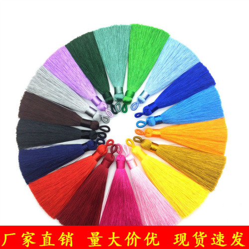 pull ring small tassel color pull ring tassel spike polyester yarn vertical accessories multi-color spot optional