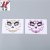 European and American Ghost Festival Face Pasters Halloween Face Pasters Masquerade Decoration Stick-on Crystals Eyebrow Stencil Decorative Personality Stage Makeup Stickers