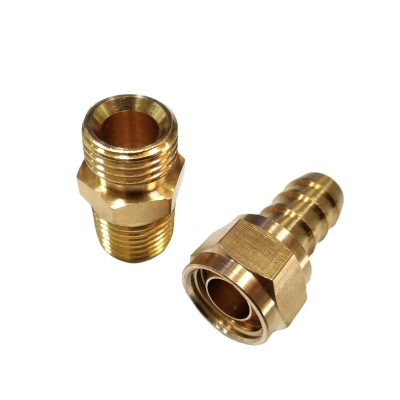 Factory Direct Sales Pure Copper Internal Thread Loose Joint Pagoda 4 Points Internal Thread Split Cylinder Outer Wire Hose Air Nozzle