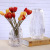 Simple Transparent Artificial Blown Glass Vase Dried Flower Decoration Rose Lily Hydroponic Living Room Desktop Glass Vase