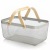 Factory Wholesale Wooden Handle Basket Multi-Color Optional Iron Wire Small Basket Storage Basket Wire Basket Fruit Basket