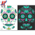 2022 New Funny Halloween Double Color Luminous Tattoo Stickers Face Pasters Ghost Festival Scar Tattoo Stickers in Stock