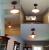 American Retro Adjustable Wall Lamp Bedroom Bedside Dining Room/Living Room Study Ceiling Lamp