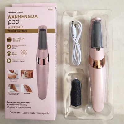 Cross-Border New Flawless Pedi with Light Electric Peeling Pedicure Device Get Rid of Foot Skin Foot File Foot Grinder