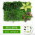 Simulation Plant Wall Green Plant Wall Lawn Artificial Flower Emulational Lawn Green Plant Wavy Leaf Plant Wall Green Plant