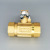 Double-Headed Loose Joint Manual One-Way Fixed Ball Copper Ball Valve Cube Brass Water Supply Pipeline Internal Thread Switch Valve