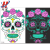 2022 New Funny Halloween Double Color Luminous Tattoo Stickers Face Pasters Ghost Festival Scar Tattoo Stickers in Stock