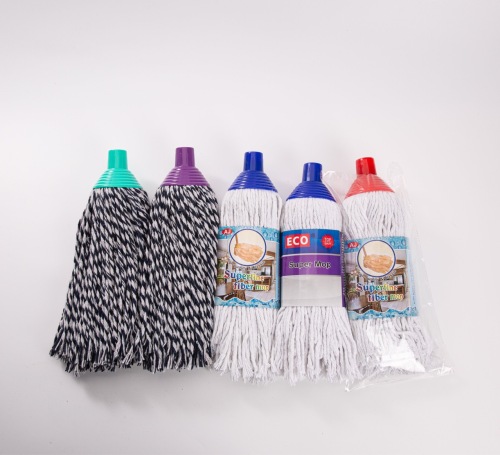 round Head Mop Color Random White cotton Yarn Mop Function Mop