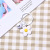 Korean Style Ins Fresh Color Little Flower Bell Key Buckle Candy Color Key Ring Pendant Women's Bag Hanging Ornament