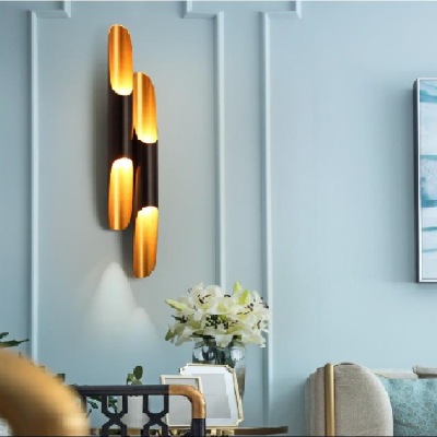 Post-Modern Minimalist Art Industrial Retro Style Living Room Study Aisle Balcony Decoration Nordic Style Wall Lamp