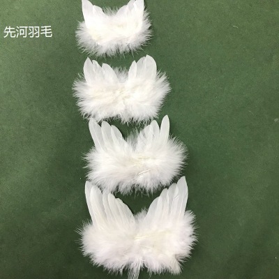 Christmas Feather Wings Children's Photography Props Clothing Accessories Pendant Baby Misty Barbie Doll Little Angel