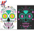 2022 New Funny Halloween Double Color Luminous Tattoo Stickers Face Pasters Ghost Festival Scar Tattoo Stickers in Stock