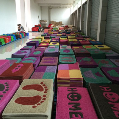 Leftover Stock PVC Loop Carpet Door Mat Stall Door Mat Foreign Trade Tail Goods Processing Cheap Large Quantity Excellent Price