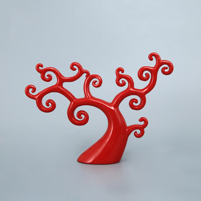 Modern Simple Resin Tree Home Decoration Study Entrance Living Room KTV Decorative Crafts 487