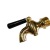 Factory Direct Sales 4 Points 6 Points Hot Faucet Tea Barrel Special Natural Color Polished Brass Hot Faucet