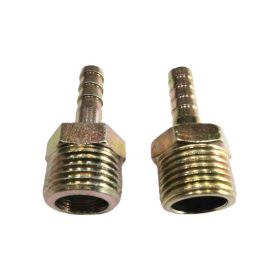 Factory Direct Sales Pu Pipe Connector Plating Color 1 Minute 2 Minutes 3 Minutes 4 Minutes 6 Minutes 1 Inch Outer Tooth Iron Pagoda Iron Nozzle