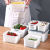 Food Grade Storage Box Thickened Seal Storage Box Egg Fruit Frozen Kitchen Supplies Double-Layer Draining Crisper