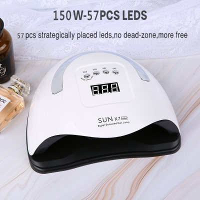 New High-Power 57 Lamp Beads Fast Baking Glue Non-Black Hand Infrared Sensor Smart Manicures Phototherapy Machine