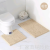 Chenille Plush Carpet Bathroom Two-Piece Floor Mat Bathroom Absorbent Bathroom Non-Slip Chenille Floor Mat