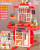 Hot Selling Large 95cm Children Play House Kitchen Kitchenware Set Baby Girl Cooking Toys Simulation Dining Table