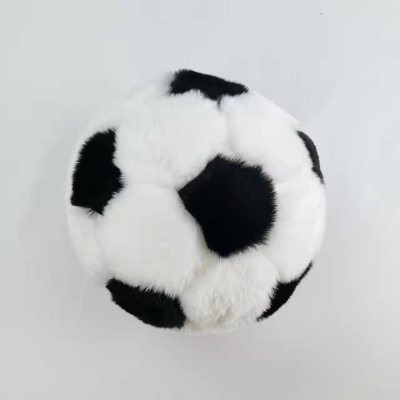 Football Plush Toy Short Fur Football Doll Children's Toy Gift Plush Toy