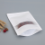 Matte White Kraft Paper Ziplock Bag Melon Seeds Packing Bag Dry Food Doypack Window Kraft Paper Bag Spot