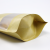 Window Kraft Paper Bag Leisure Food Packaging Bag Self-Supporting Kraft Paper Ziplock Bag Nuts Tea Packing Bag Spot