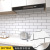 Kitchen Greaseproof Stickers Waterproof and High Temperature Resistant Lampblack Oil Separation Paper Kitchen Cabinet Countertop Aluminum Foil Self-Adhesive Wallpaper
