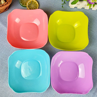 2 Yuan Snack Dish New Fruit Plate Dried Fruit Tray Living Room Plate 2 Yuan Stall Supply