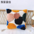 INS Style Nordic Flower Tufted Pillow Bed Geometric Cushion Waist Pillow Sofa Pillow Cases Cotton Tassel Cushion