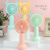 Stall Hot Rechargeable Fan Mini Little Fan Cute Student Dormitory Office Fan USB Rechargeable Fan