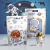 New Cute Cartoon Snack Bag Ziplock Bag Food Biscuit Candy Packaging Bag Snack Zipper Envelope Bag