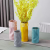 Factory Wholesale Creative New Chinese Ceramic Flowerpot Decoration Living Room Sample Decoration Color Ceramic Vase