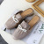 Closed Toe Pearl Half Slippers Women's Summer Wear Internet Celebrity Ins Loafers Korean Style Fashionable All-Matching Shoes Women's Sandals